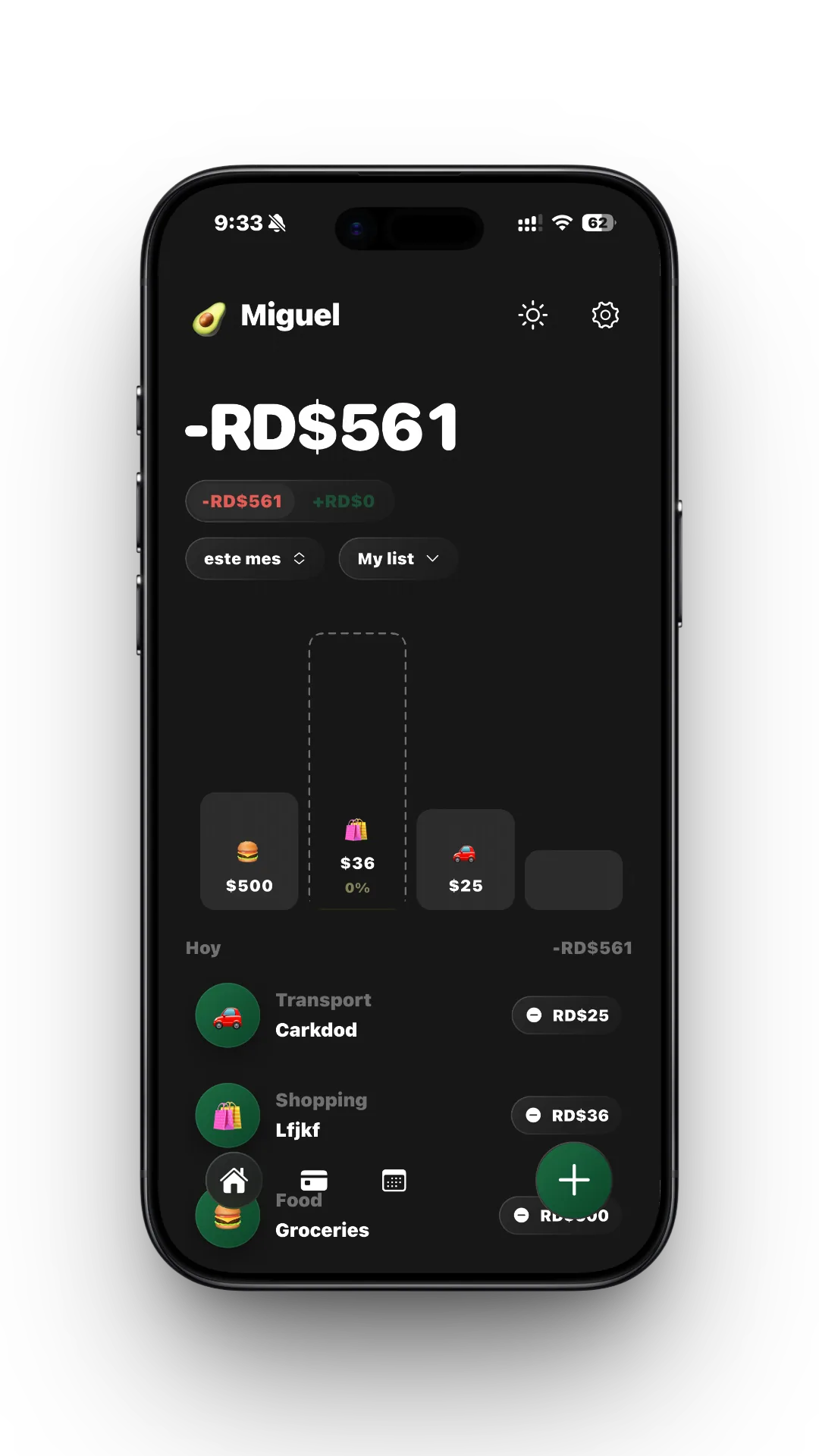 Menudo App Screen Center